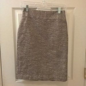 Banana Republic Gold/Black Pencil Skirt Size 0